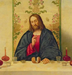 La cena en Emaús, 1520 (detalle)